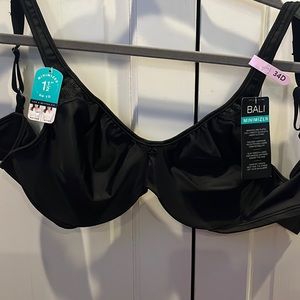 Black Bali Intimates minimizing bra